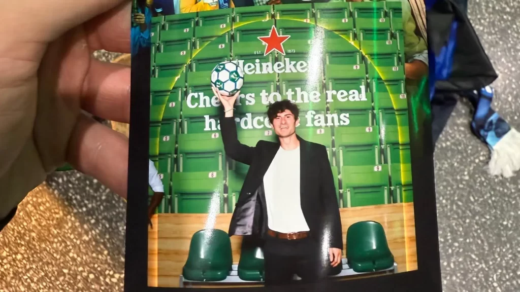 Antonio Oresta Heineken Italia durante un evento calcistico Heineken dedicato ai veri fan | Ad Horeca
